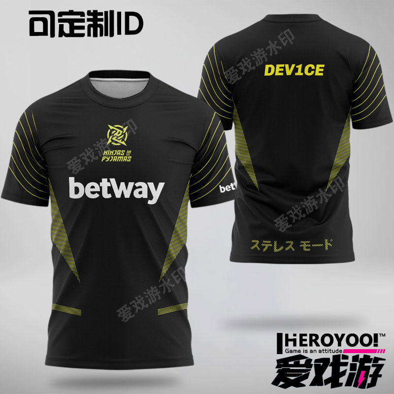 NIP队服major短袖T恤瑞典可定制电竞服ID衣服CSGO比赛服dve1ce_虎窝淘
