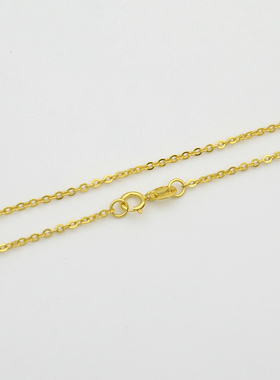 长款毛衣链纯银18k黄金