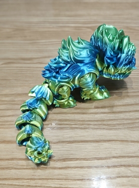 山海经异兽年兽麒麟关节可动玩具摆件醒狮舞狮模型手办桌面装饰3D