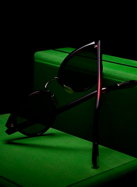 adsr日本手造红色板材个性风墨镜