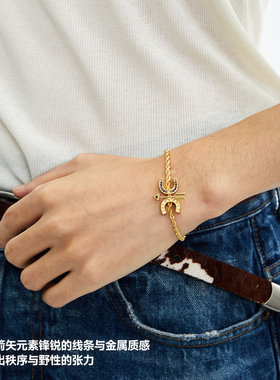 babama好事系列箭矢手链马年生肖小众男士手饰新年礼物情侣手串