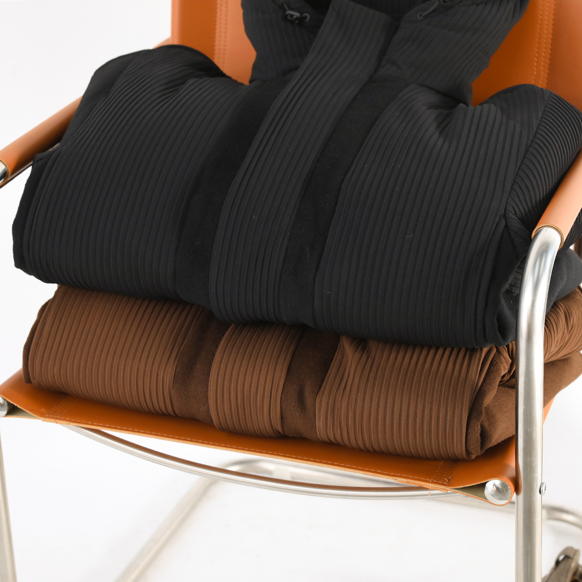 2024冬季新款男士复古老钱风加厚保暖羊毛混纺90白鸭绒羽绒服9603 - 图0