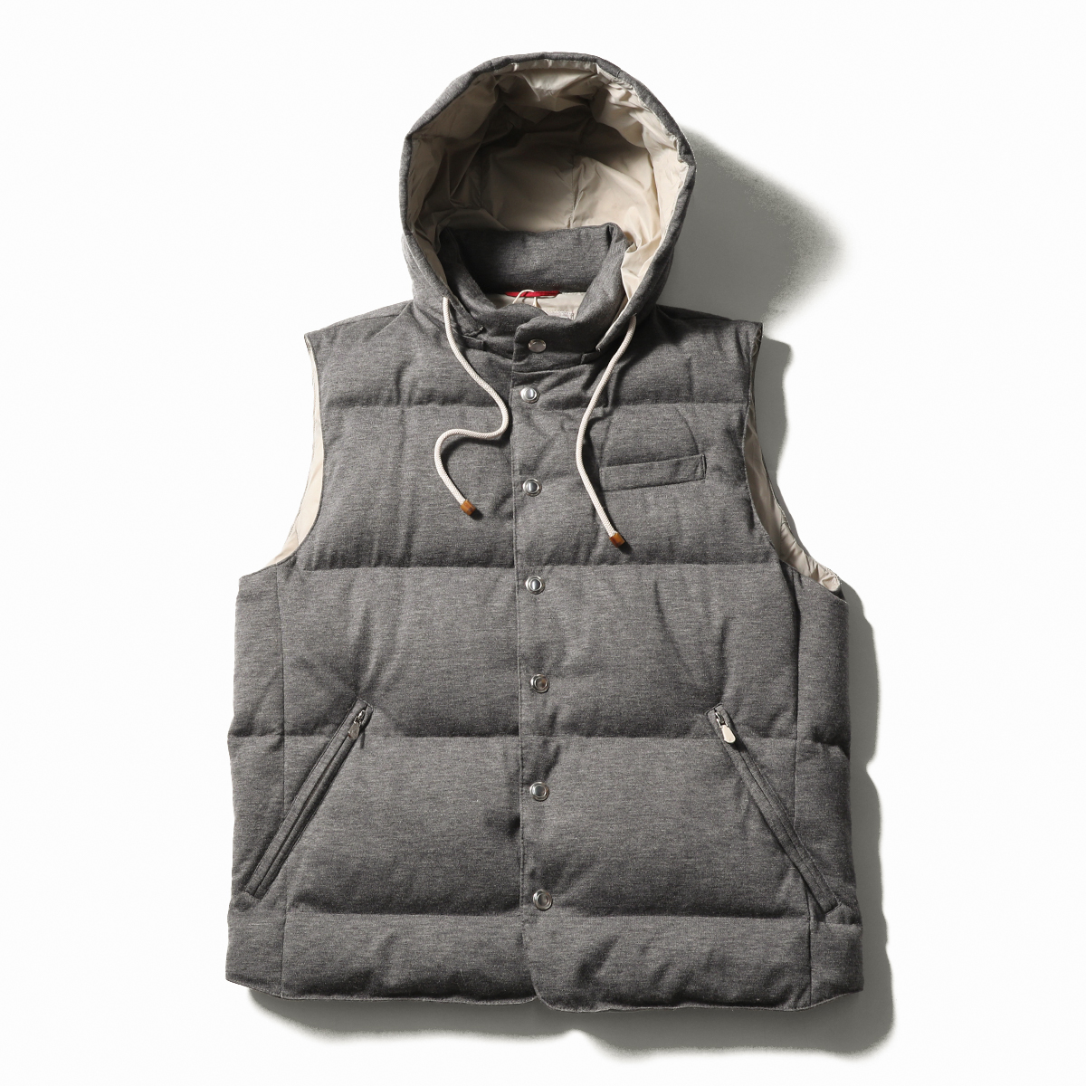 意式奢华2024秋冬季新款男商务休闲高端90白鹅绒叠穿羽绒马甲9697 - 图3