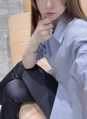 KING BABY皇冠心细长项链925银摇滚朋克时尚潮流气质欧美女神礼物