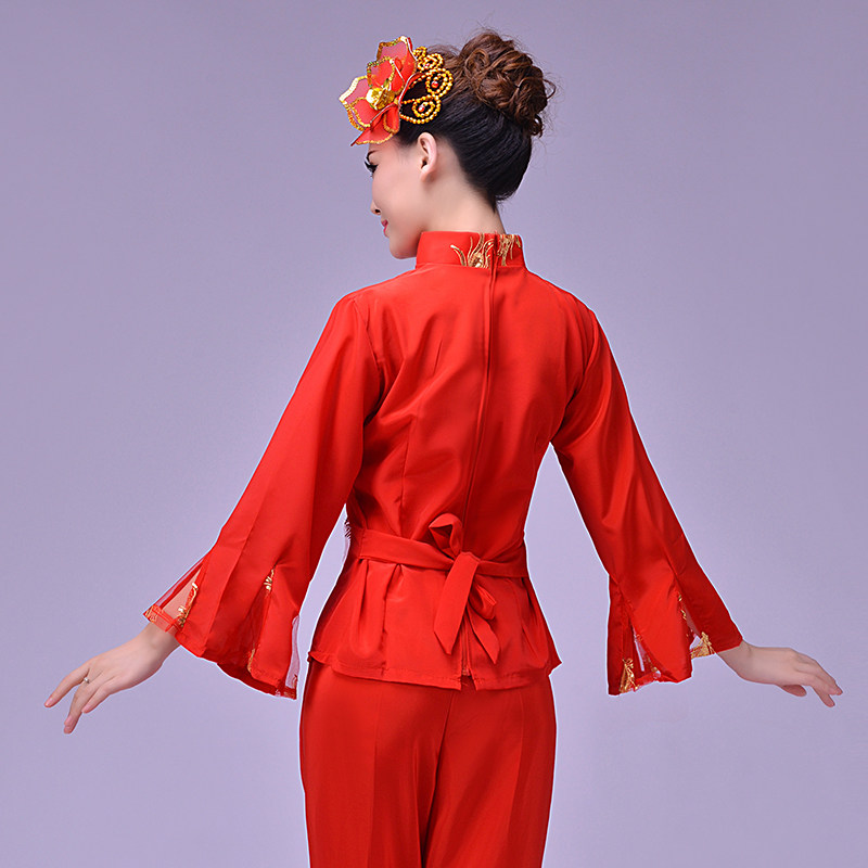 2020新款东北民族凤凰秧歌服装女 pmz民族服装/舞台装