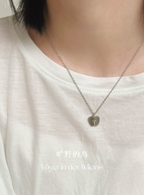 Vögel「银苹果」吊坠趣味锁骨链高级感小众设计项链配饰女毛衣链
