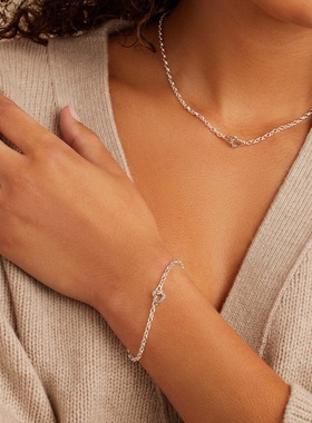 Vögl「心连心」爱心项链小众设计感轻奢欧美式复古vintage锁骨链