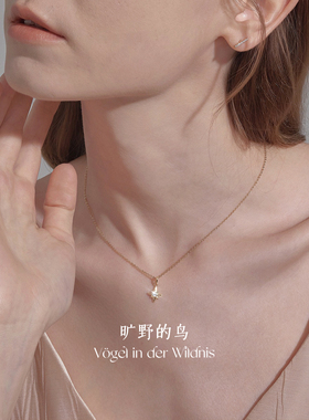 Vögel「星芒」s925纯银八芒星吊坠轻奢小众高级感项链女士锁骨链