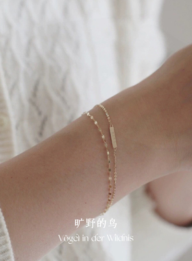 轻奢小众精致s925纯银手链送闺蜜