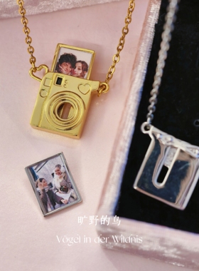 定制照片项链送儿童女友闺蜜礼物