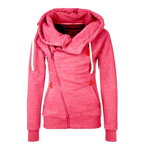 women Sweater cardigan hooded jacket fleece female 大码卫衣 - 图2