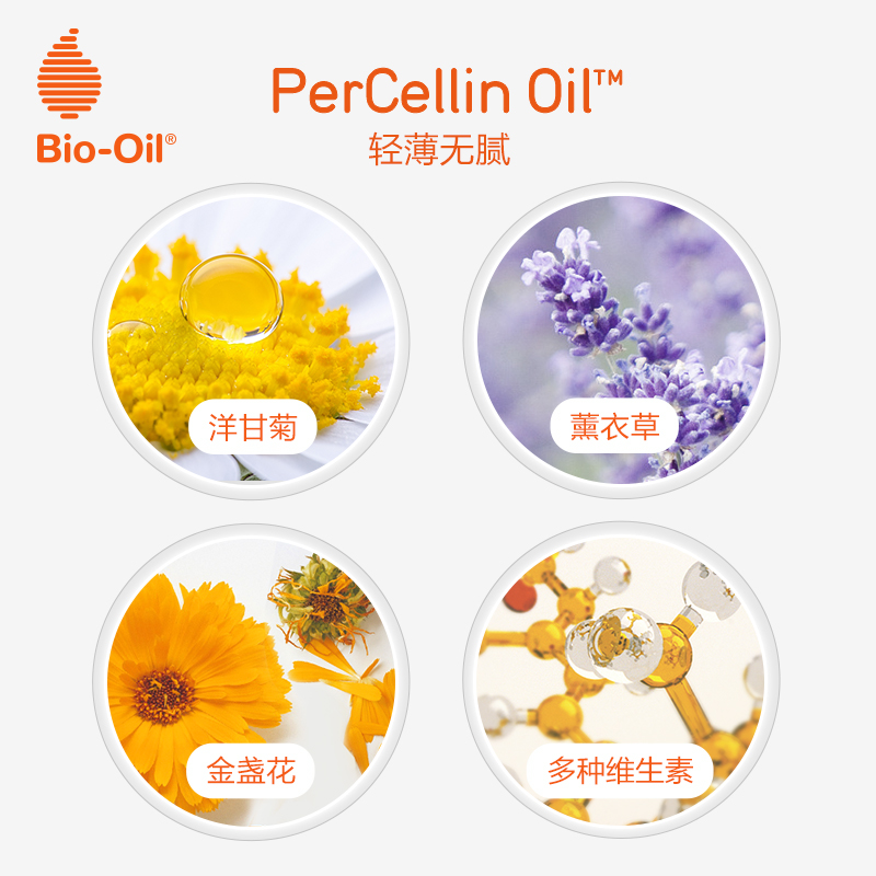 百洛旗舰店bio oil百洛油125ml润肤身体乳霜女全身滋润润体乳角质身体保湿dy3