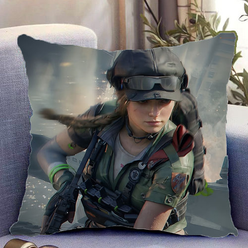 蝶双面抱枕三角洲行动周边照片带枕芯靠枕靠垫枕头套生日礼物定制 - 图2