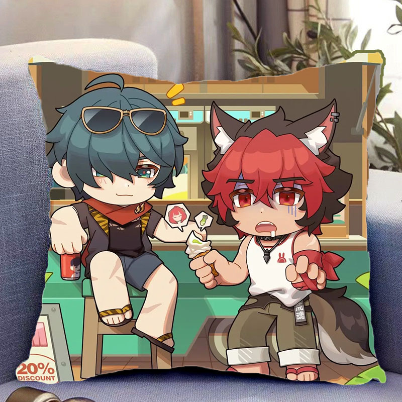 狛野真斗双面抱枕绝区零周边照片带枕芯靠枕靠垫枕头套礼物可定制 - 图2