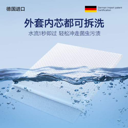 4D空气纤维床垫3d榻榻米折叠拆洗透气进口偏硬护腰1.5米1.8m定做 - 图3