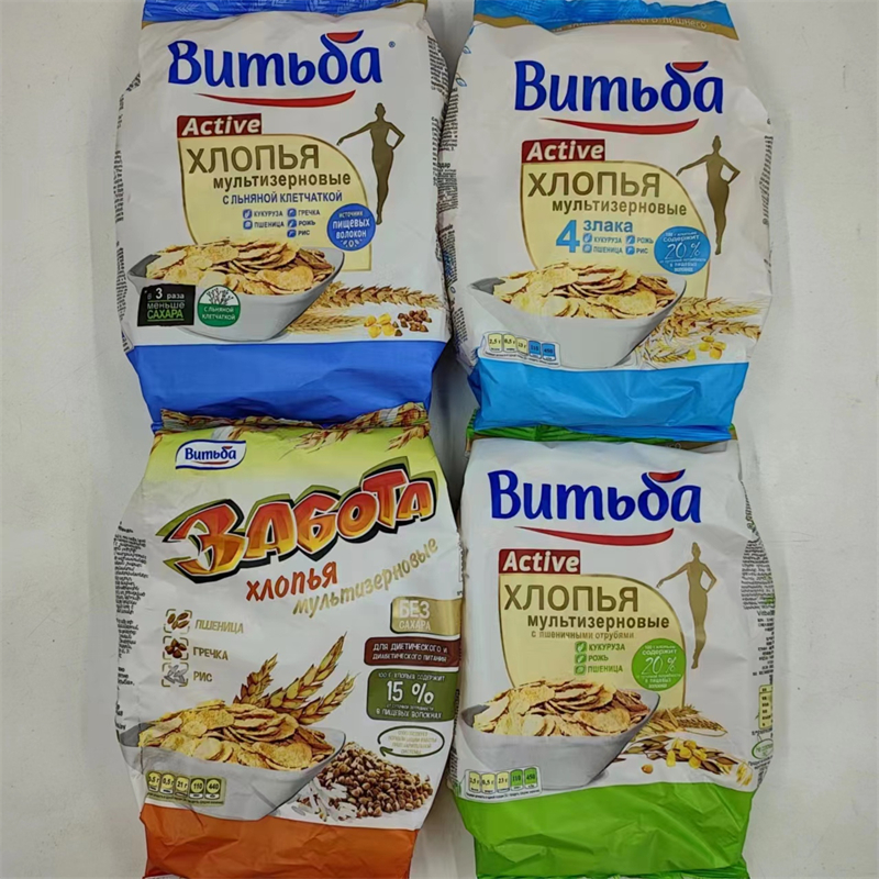 Vitba牌混合型麦片4合1白俄罗斯 250g发4袋包邮麦麸谷物亚麻籽 台 - 图3