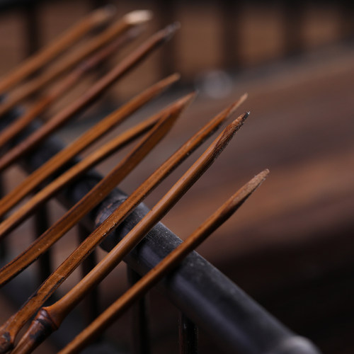 六合堂手工紫竹竹制茶扒茶针茶则紫砂壶疏通茶道配件六君子配件 - 图1