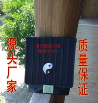 Road cap Daoist hat Hide Cyan Tai Chi Pure Masculine Towels Towels Towels Clothing Mens Tai Chi Hat