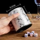 Sieve cup thickening household set sieve shaker dice cup shaker dice high-end leather bar ktv