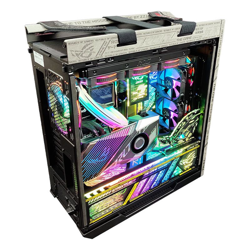 14700KF升14900K/RTX4080S/4090华硕太阳神ROG全家桶水冷电脑主机-图1