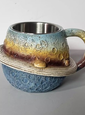 地球马克杯装饰摆件咖啡杯