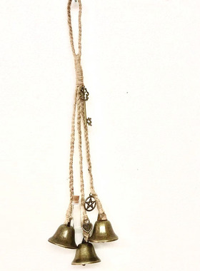 铃铛串麻绳壁挂窗户挂件