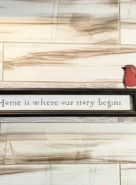 木质小鸟可爱装饰摆件门框门顶