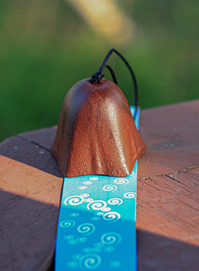 金属铃铛挂件挂饰铸铁风铃花朵
