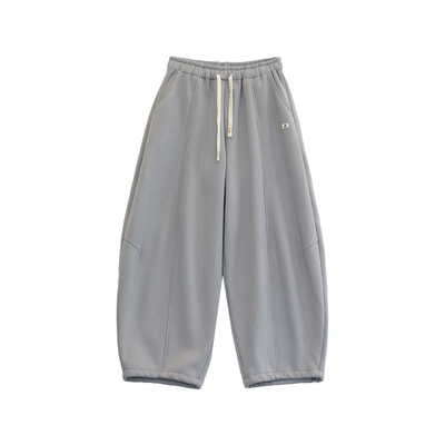 咖咪羽休闲裤女秋冬新款加绒加厚休闲女士时髦宽松百搭女装裤子厚