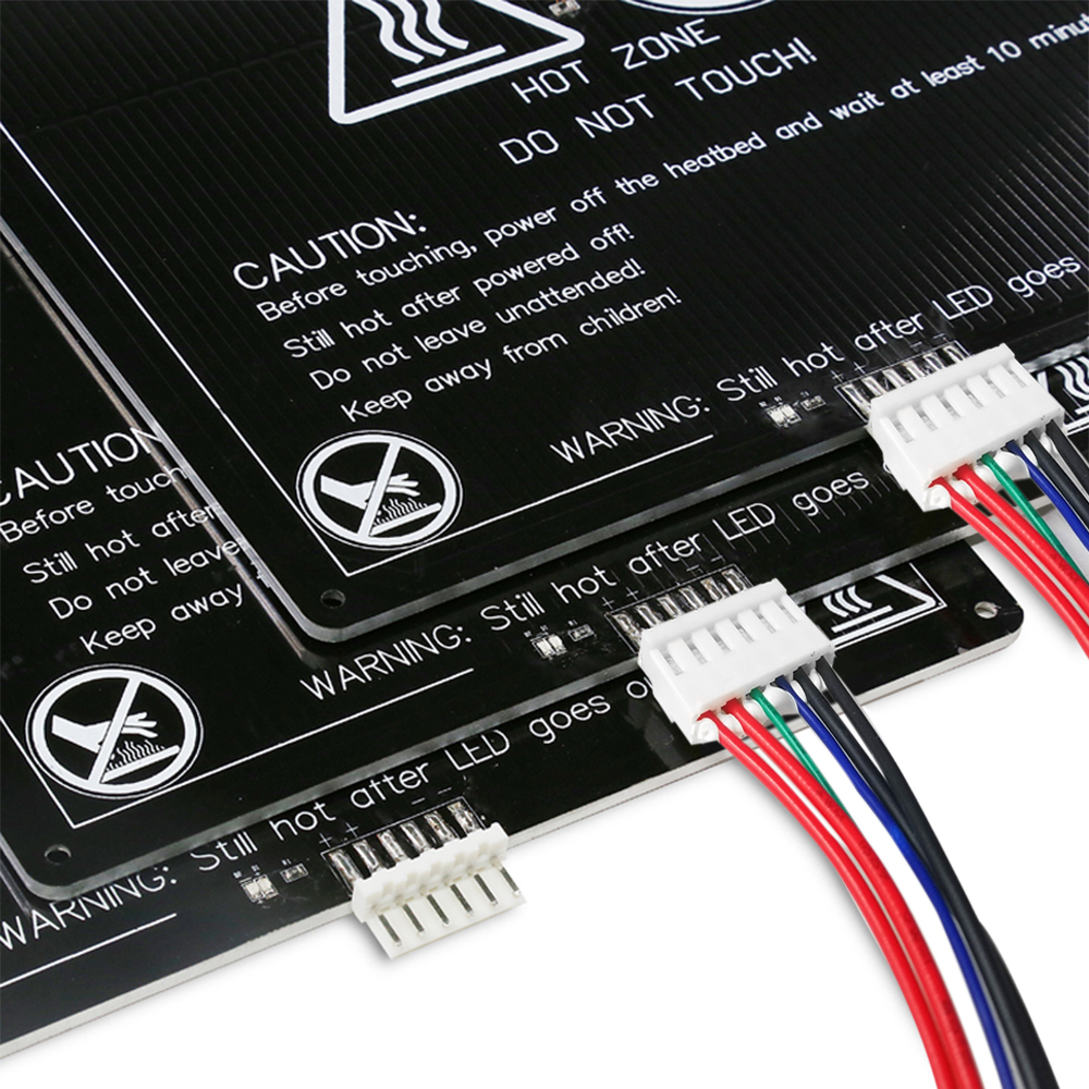 3D打印机热床diy 套件 mk3铝基板平台 reprap加热板铝板配件 沉孔 - 图0