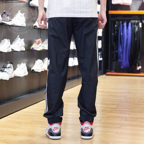 adidas Adicolor 3D Trefoil 3-Stripes Track Pants - Black | adidas Singapore