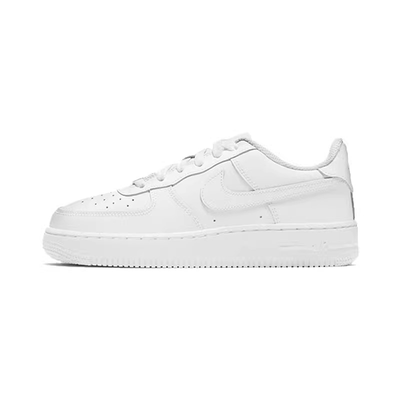 耐克大童鞋女鞋Air Force 1 AF1纯白空军一号休闲板鞋 DH2920-111-图3