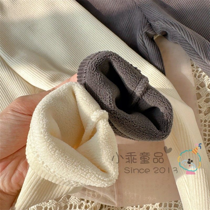 【加厚保暖】韩国儿童冬季裤子 柔软宾利绒纯色复合加绒打底裤,淘宝优惠券,粉丝福利购,淘宝优惠卷