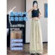 Tie-dye Tencel linen casual wide-leg pants for women summer 2025 new ice silk silk sunscreen straight pants Yamamoto