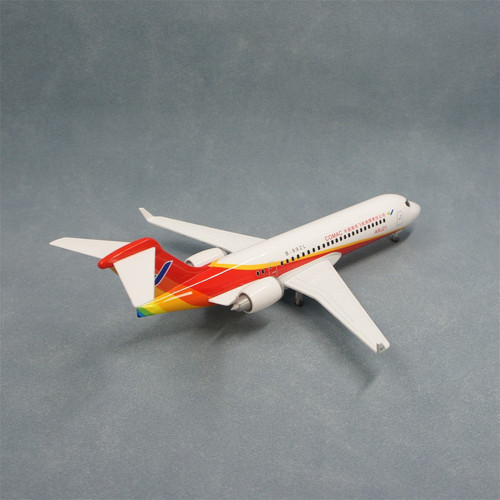 25cm商飞快线C909支线客机飞机模型摆件原ARJ-21带起落架教学展示 - 图3