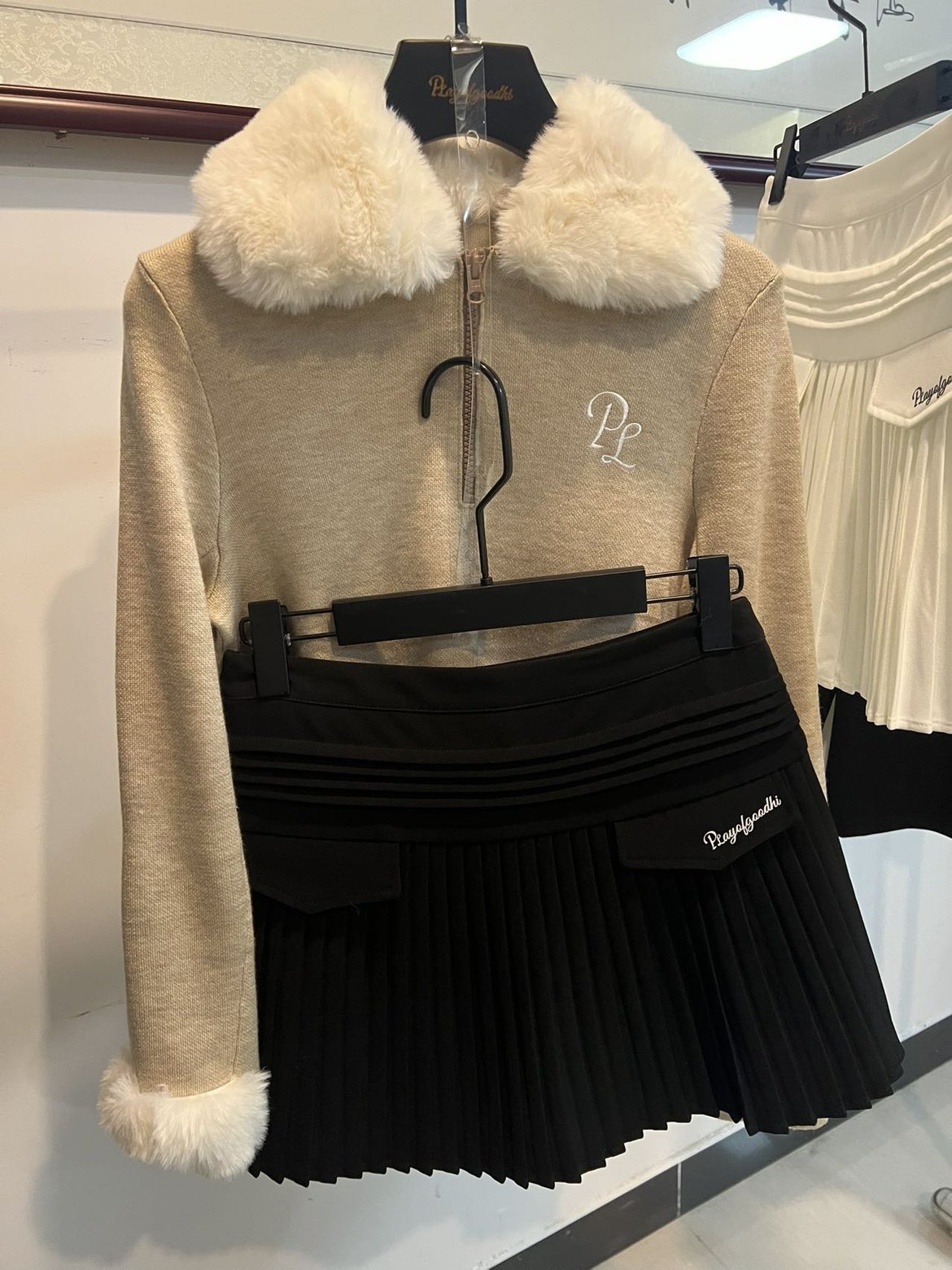 秋冬高尔夫服装女保暖针织高尔夫长袖女韩版显瘦气质高尔夫外套女,淘宝优惠券,粉丝福利购,淘宝优惠卷