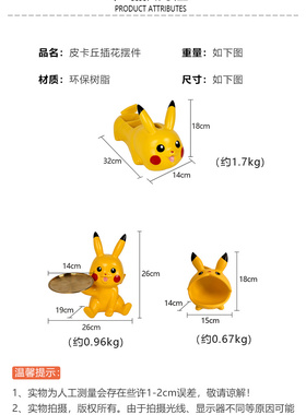 Pikachu卡通可爱收纳日韩系客厅