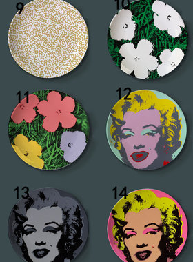 安迪沃霍尔陶瓷装饰盘波普艺术