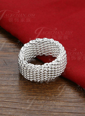 流行银戒指日韩饰品男女适用情网