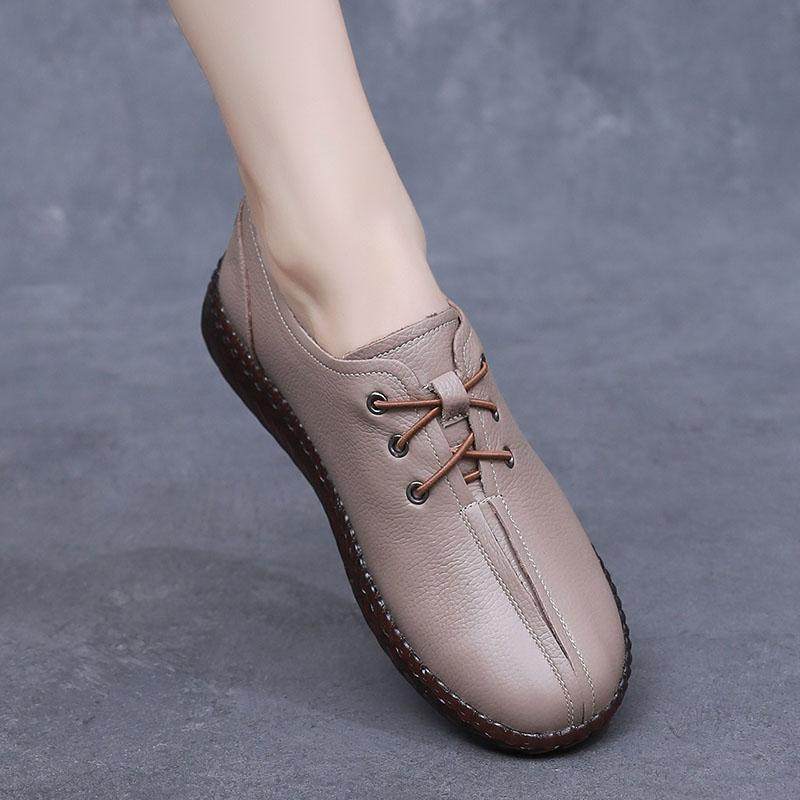 春秋中老年妈妈鞋真皮软底防滑舒适不累脚女鞋深口四季单鞋休闲鞋,淘宝优惠券,粉丝福利购,淘宝优惠卷