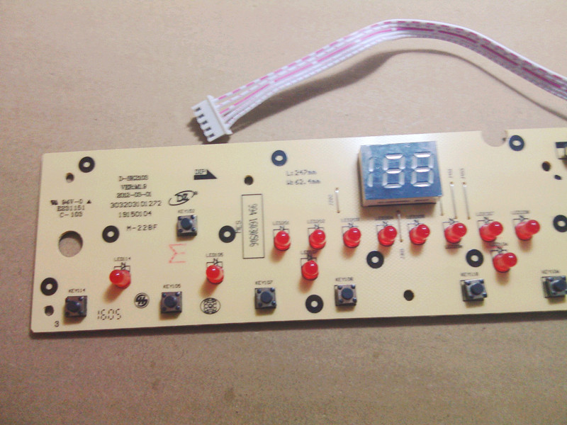 全新美的电磁炉显示板SK2103 按键板 灯板 控制板D-SK2103 - 图2
