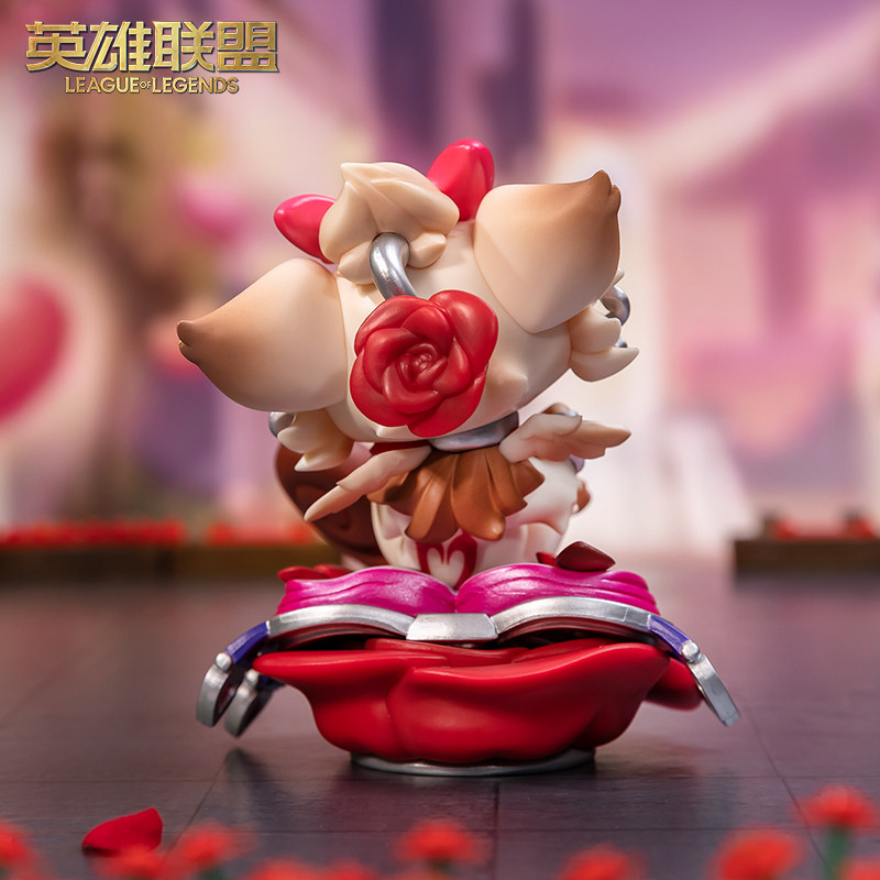 英雄联盟手办英雄联盟觅心猫猫悠米就想粘你炫彩手办礼盒情人节限定送礼款