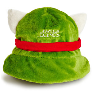 英雄联盟LOL 提莫帽子 毛绒公仔玩偶游戏官方周边帽子男女同款