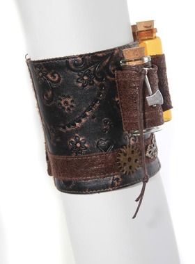 蒸汽朋克steampunk炼金术皮手环