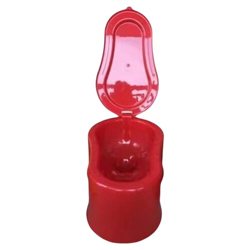 装修临时塑料大号马桶蹲便器简易坐便器工地专用非一次性蹲坑防臭 - 图3