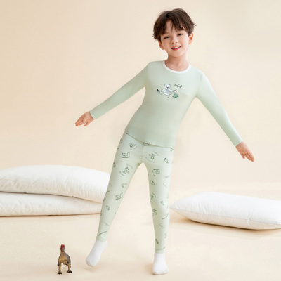 芬腾可安A类母婴级卡通秋衣秋裤