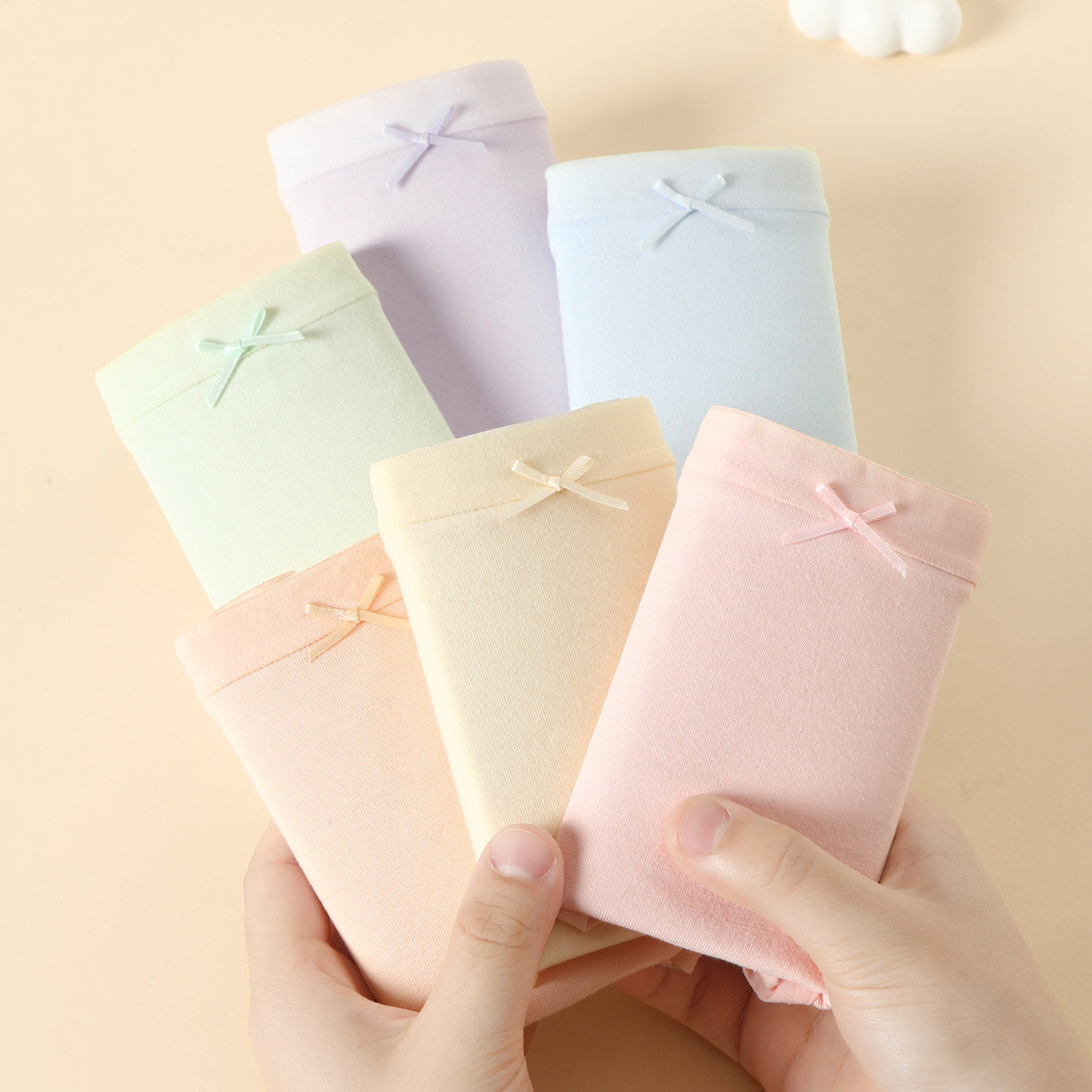 芬腾可安A类10A抑菌6条装高腰三角裤子女士内裤女加长纯棉底裆,淘宝优惠券,粉丝福利购,淘宝优惠卷