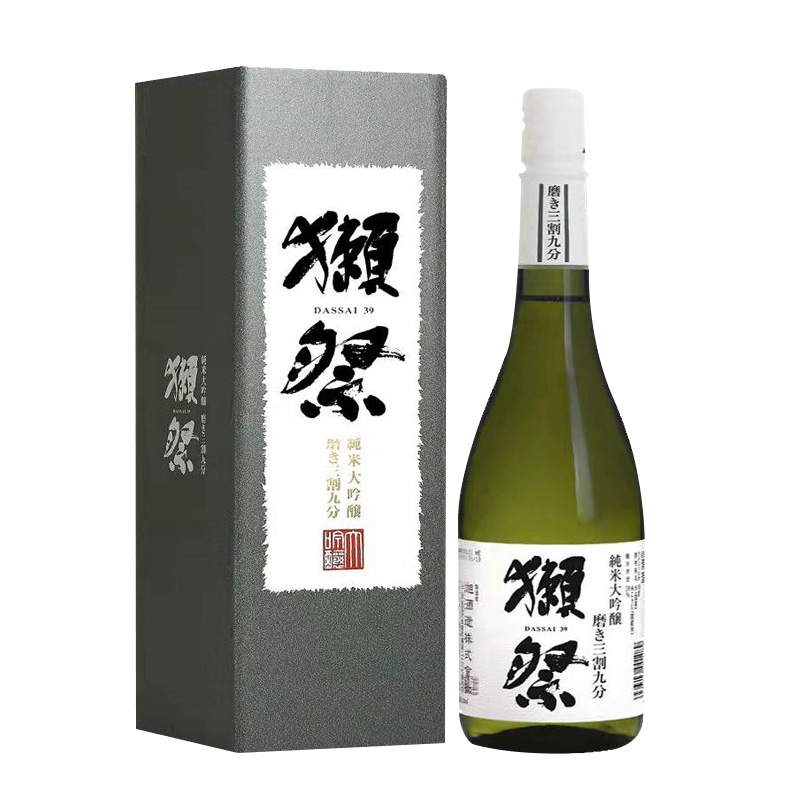 麦德龙日本进口獭祭纯米大吟酿39清酒三割九分米酒720ml礼盒装