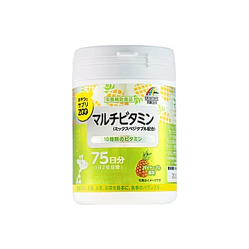 临期麦德龙日本UnimatZOO咀嚼片150粒