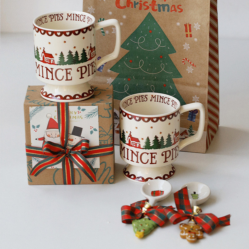 泽滕家碗盘餐具套装圣诞节日氛围感喜庆实用礼物高颜值陶瓷器组合,淘宝优惠券,粉丝福利购,淘宝优惠卷